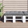 VidaXL Pallet Cushion Grey 120x80x12 Cm Fabric, Cushion, Chair Cushion, Seat Cushion, Outdoor Cushion, 360514
