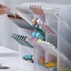 **Innovative Clear Slanted Pen Holder: Desktop Organizer for Students**