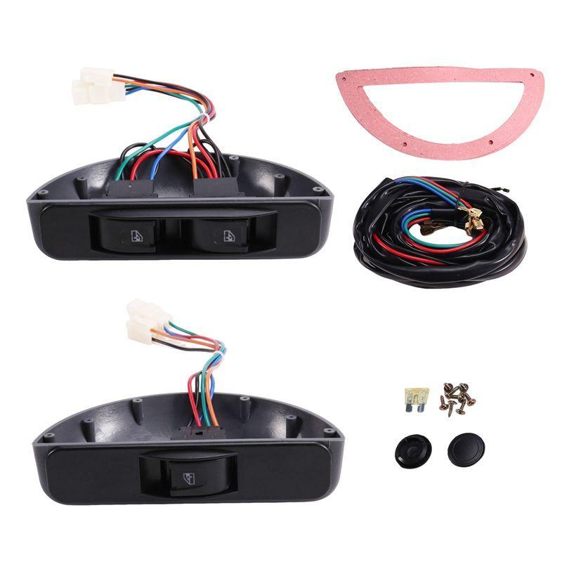 NEW-12V Car Universal Power Window Switch Kit Power Window Glass Lifter Switch