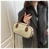 Fashion Simple Texture Boston Retro Large Capacity Handheld Shoulder Crossbody Pillow Bag For Women