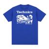 T-shirt Technics insegnali bene Giradischi DJ Musica House Techno Elettronica Cotone T-shirt Uomo Nuova Maglietta Top Donna