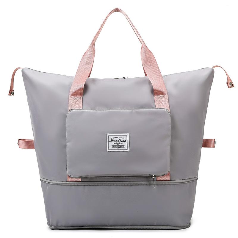 Składana torba podróżna o dużej pojemności z separacją na mokre i suche, torba na basen, jogę, fitness, bagaż studencki i na krótkie podróże