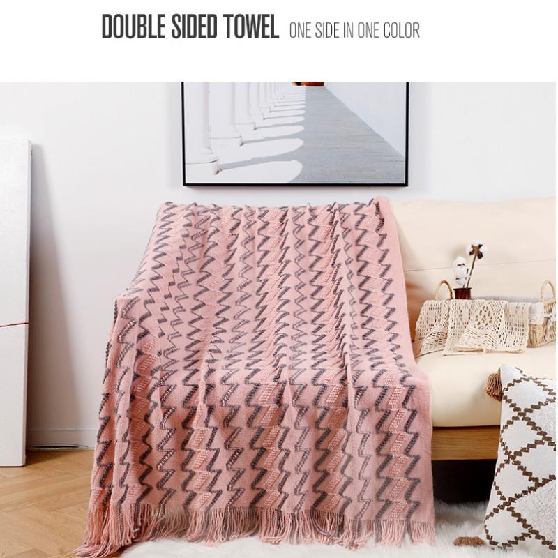 Плед с бахромой — фото 11