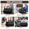 Black Fabric Tool Organizers Bag Large Capacity Waterproof Tool Kit Adjustable Shoulder Strap Dustproof Professional Tool Bag