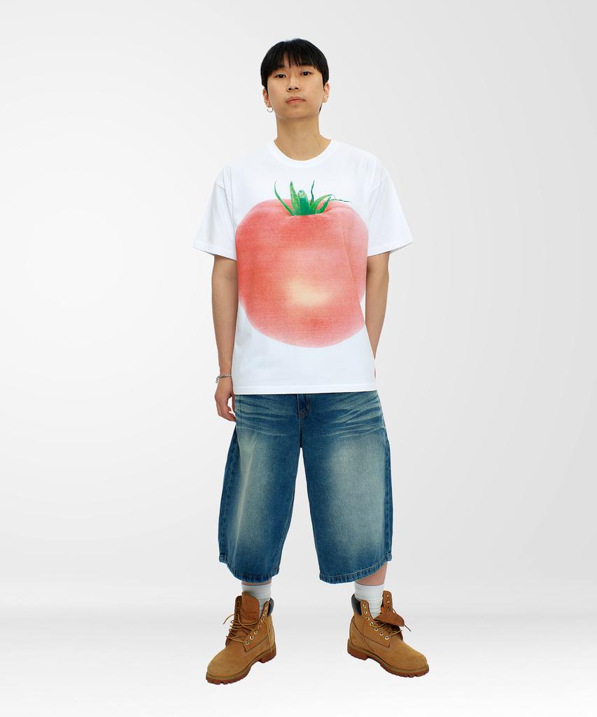 LAUGHER Tomato T-Shirt - White