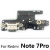 USB Dock Connector Charging Port Flex Cable For Xiaomi Redmi Note 1 1A 6 7 8 9 Pro 8T 9S 11 Pro Charger Board With Mic Module
