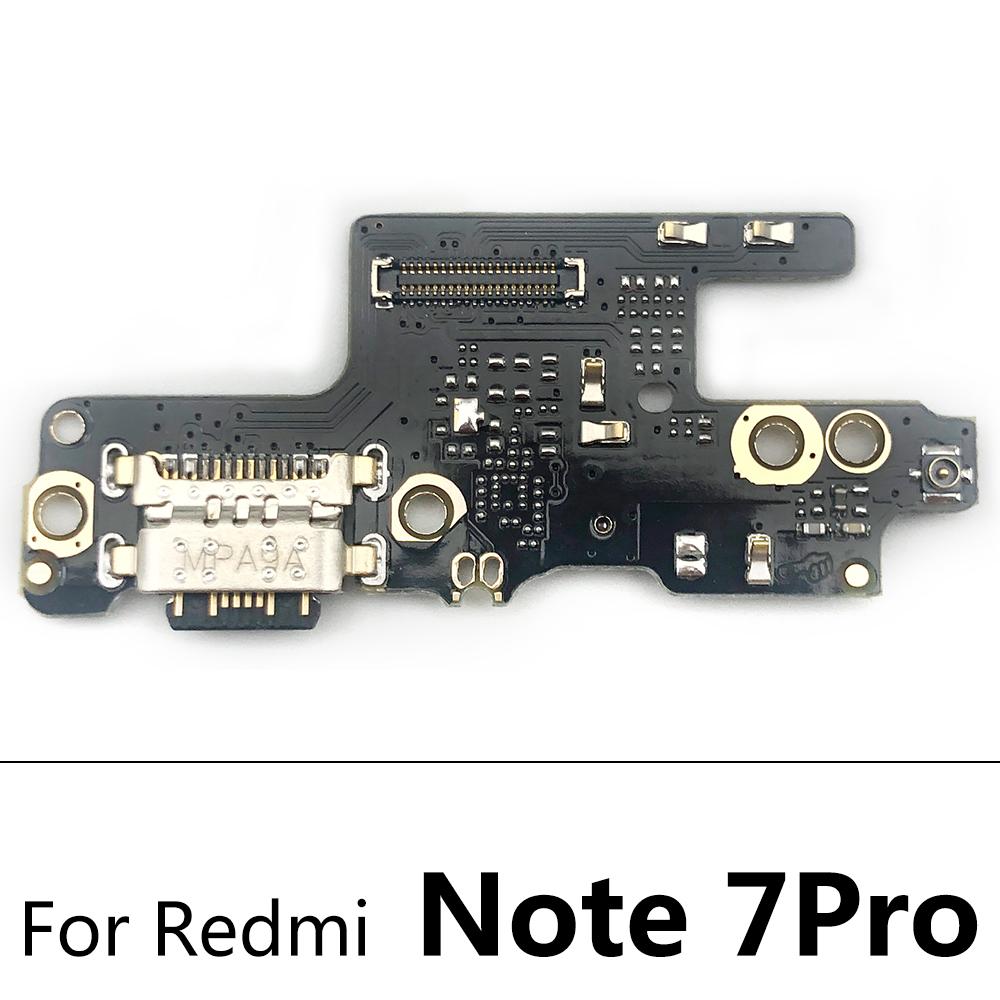 USB Dock Connector Charging Port Flex Cable For Xiaomi Redmi Note 1 1A 6 7 8 9 Pro 8T 9S 11 Pro Charger Board With Mic Module