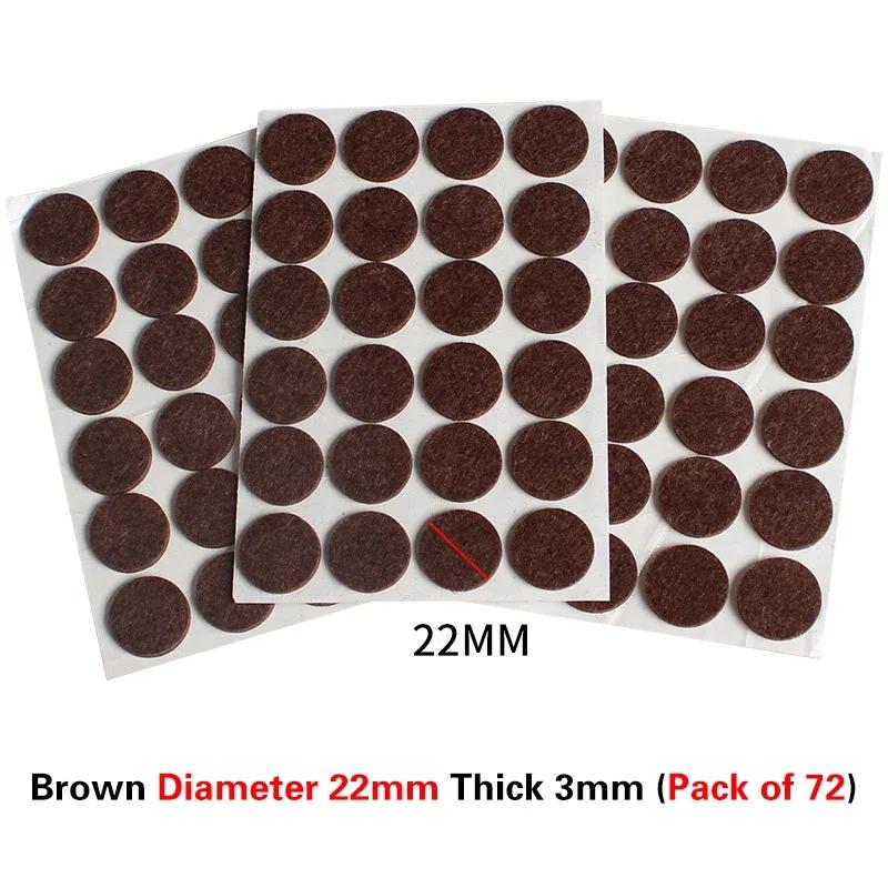 Thickened Self-adhesive Felt Chair Leg Pads Anti Slip Scratch Resistant Noise Resistant Floor Furniture Protection Pads Gaskets