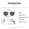 2PCS New Model Metal-framed Sunglasses, Trendy And Fashionable, With Oval Shape And Stylish Design.2403