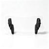 Motorcycle Windshield Extension Adjustable Spoiler Clamp-On Deflector