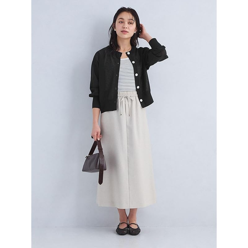 [United Arrows green label Relaxing] Conclusion series Ninja cardigan 2WAY -washable- 36281050949 0900 BLACK(09) FREE