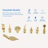 Prusa i3 MK3S+3D Printer Part Tool Kit Model Cleaning Scarper Modify Finishing: 8pcs Soldering Iron Tips + 1PC Connector Solder
