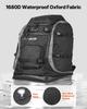 Ski Boot Bag, 70L, Snowboard Boots Travel Backpack for Men Women, with Waterproof Exterior & Bottom, Durable 1680D Oxford, Bag for Skis, Snowboard,