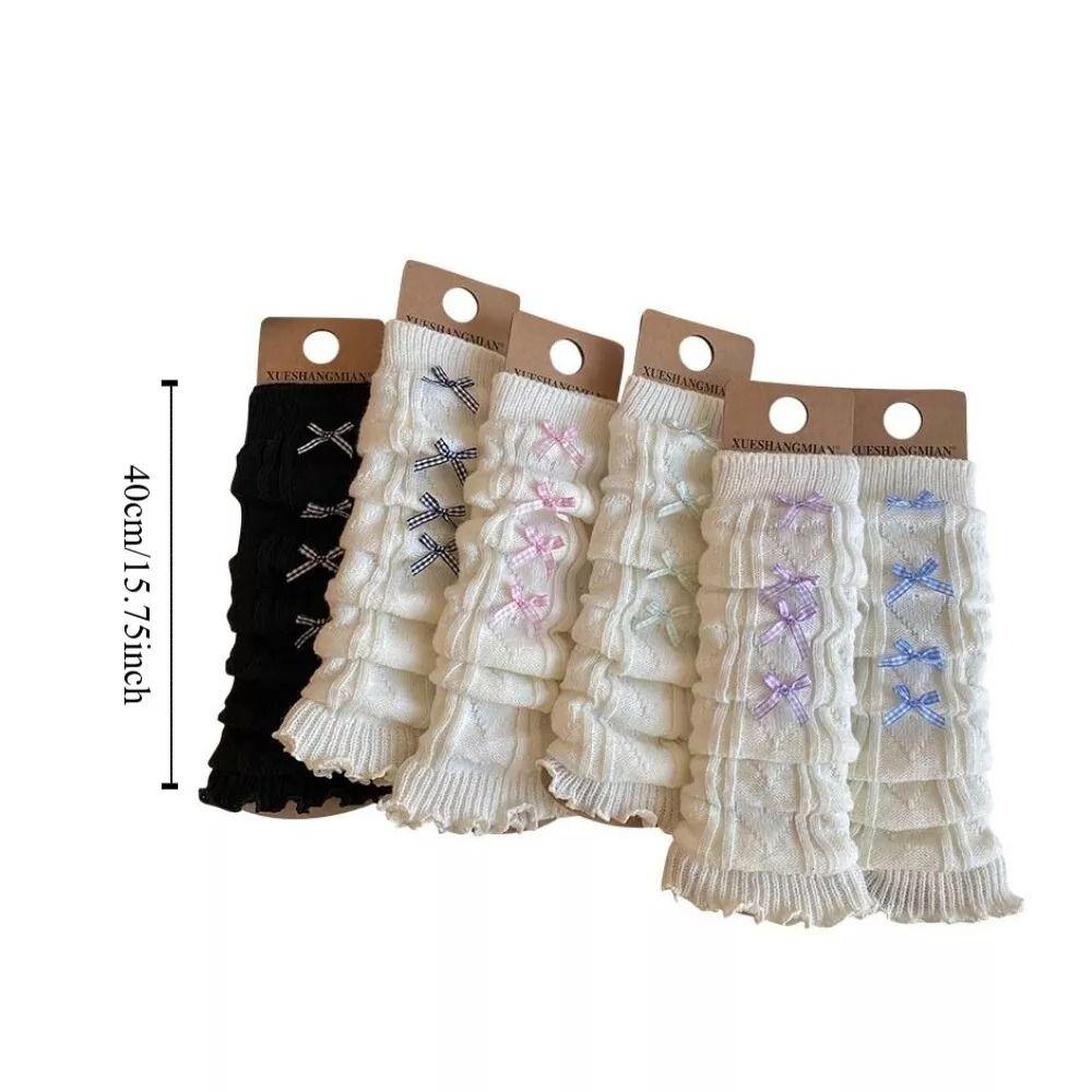 Winter Warm Calf Sleeves Cotton Leg Cover Fashion Knitted Boot Stockings