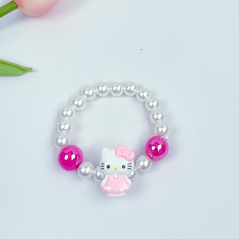 Cartoon Mermaid Pendant Beaded Bracelet for Girls