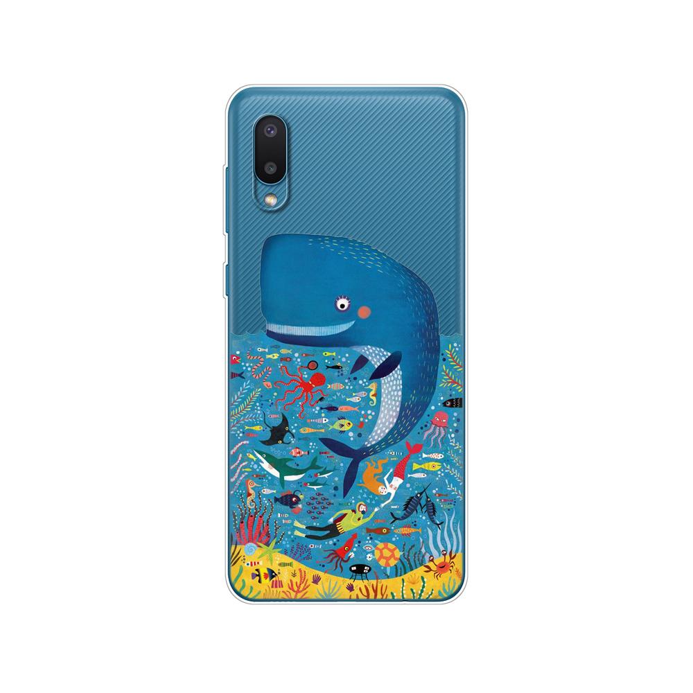 For Samsung A02 Case Soft Silicon Tpu Back Phone Cover For Samsung Galaxy A02 GalaxyA02 A 02 SM-A022G a022 Bumper 6.5inch