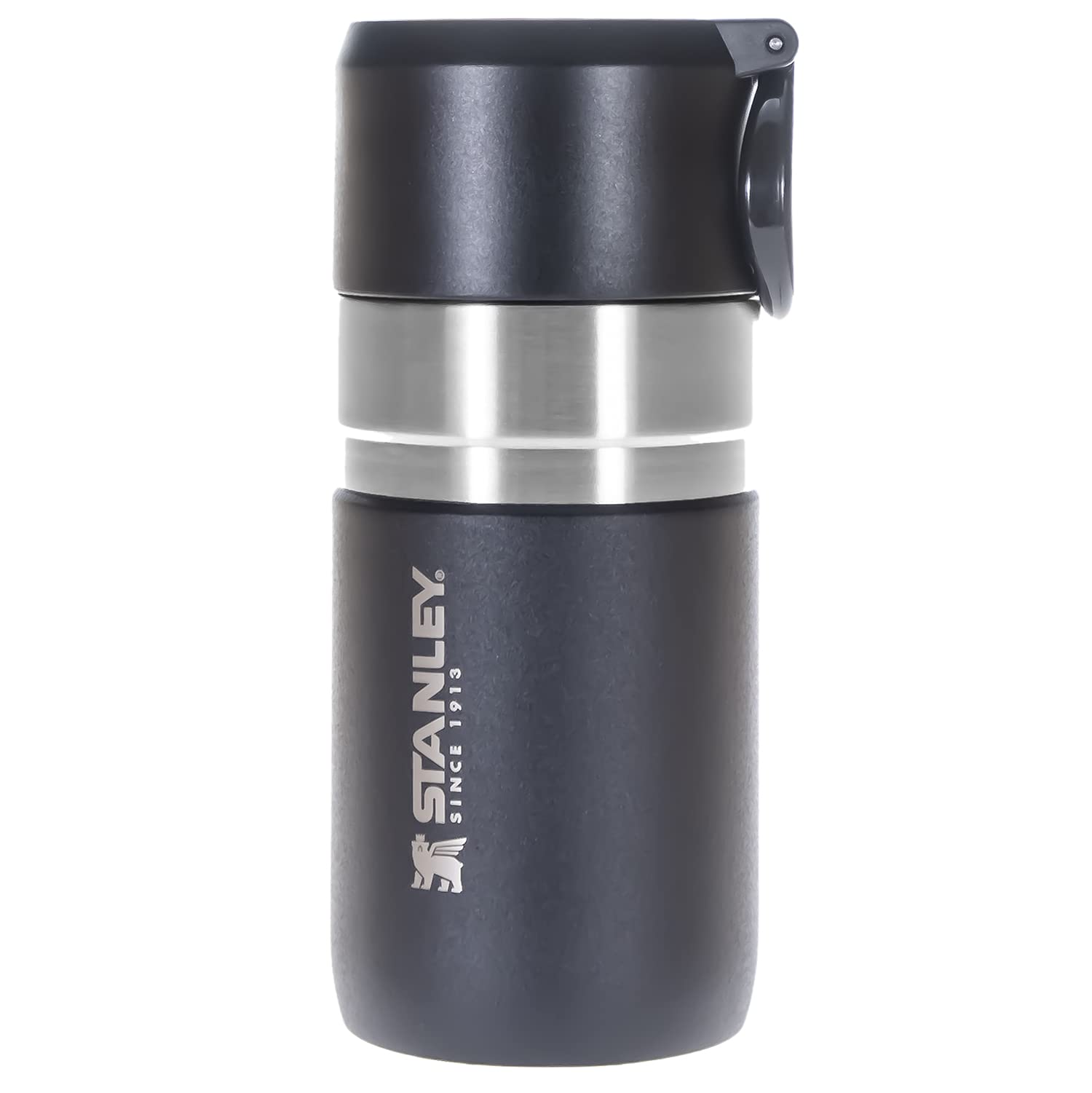 

Термос STANLEY Go Series Матовый черный Термос для воды Термоизоляция Холодоизоляция Бутылка из нержавеющей стали Бутылка для воды для использования на открытом воздухе Гарантия