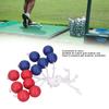 Golf Ladder Toss Balls Ladder Toss Bolo Replacement Set Outdoor Lawn Yard Beach Game for Kids Adults Family 3 Red 3 Blue