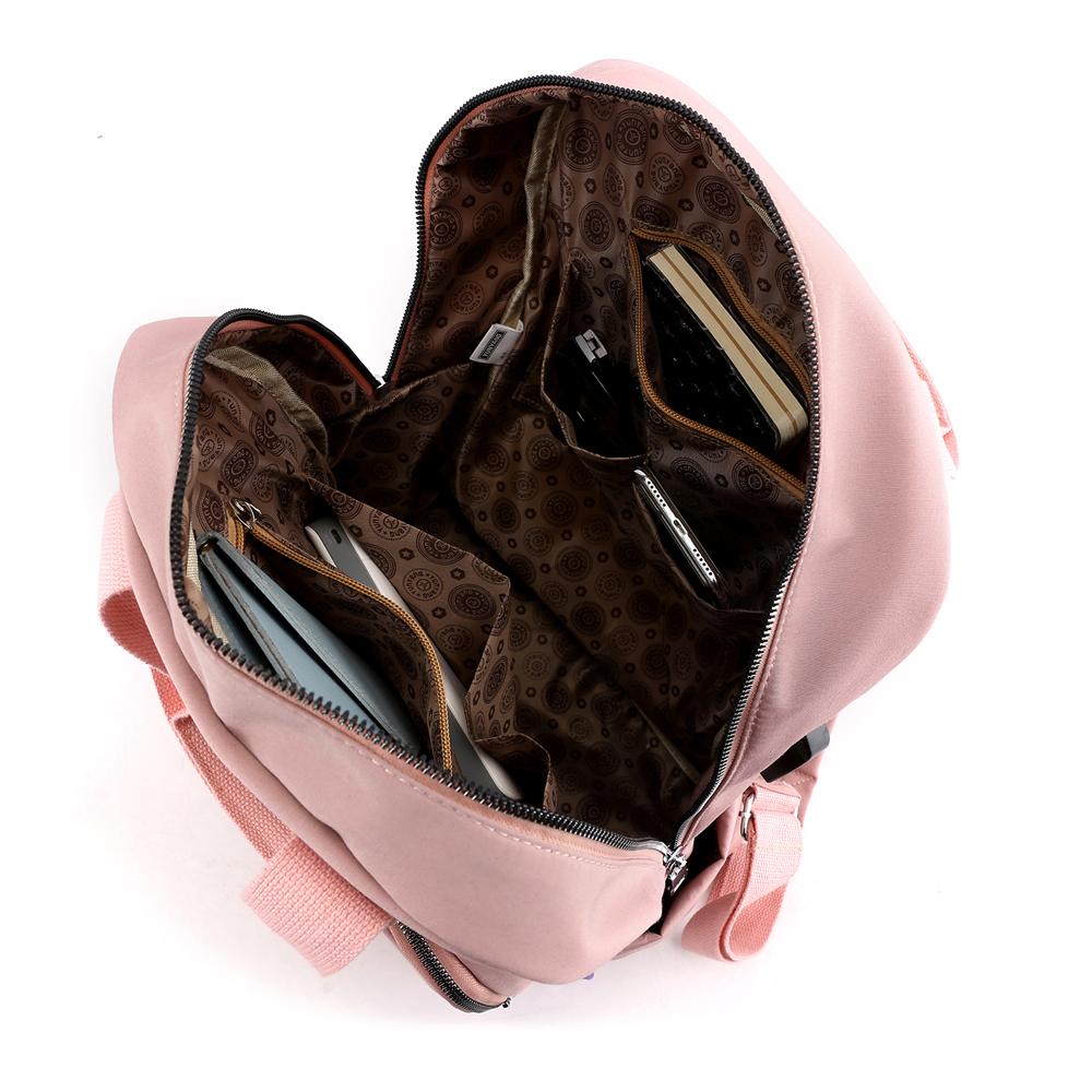 Backpack with USB Charging Port – 15.6-inch Laptop Bag for Women, Travel & Work – 8 Colors Available, Fits Suitcase Handle