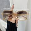 Fashion Sunglasses Women Men Square Plastic Vintage Stylish Oversized Ladies Sun Glasses Retro Vacation