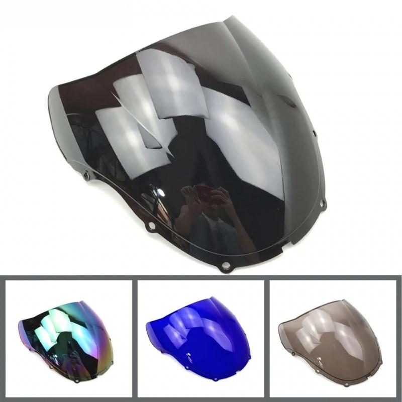 For Honda CBR 600 F4 1999 2000 99 00 Black Windshield WindScreen Double Bubble Cbr 600 F4 CBR600 Cbr600 CBR600RR RR Rr