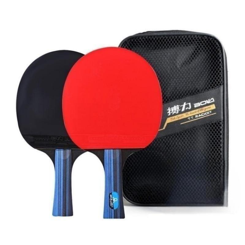 2 Raquetas de Tenis de Mesa para Principiantes Entrenamiento de Tenis de Mesa Goma de Puntos hacia Dentro Paletas de Ping Pong Raqueta