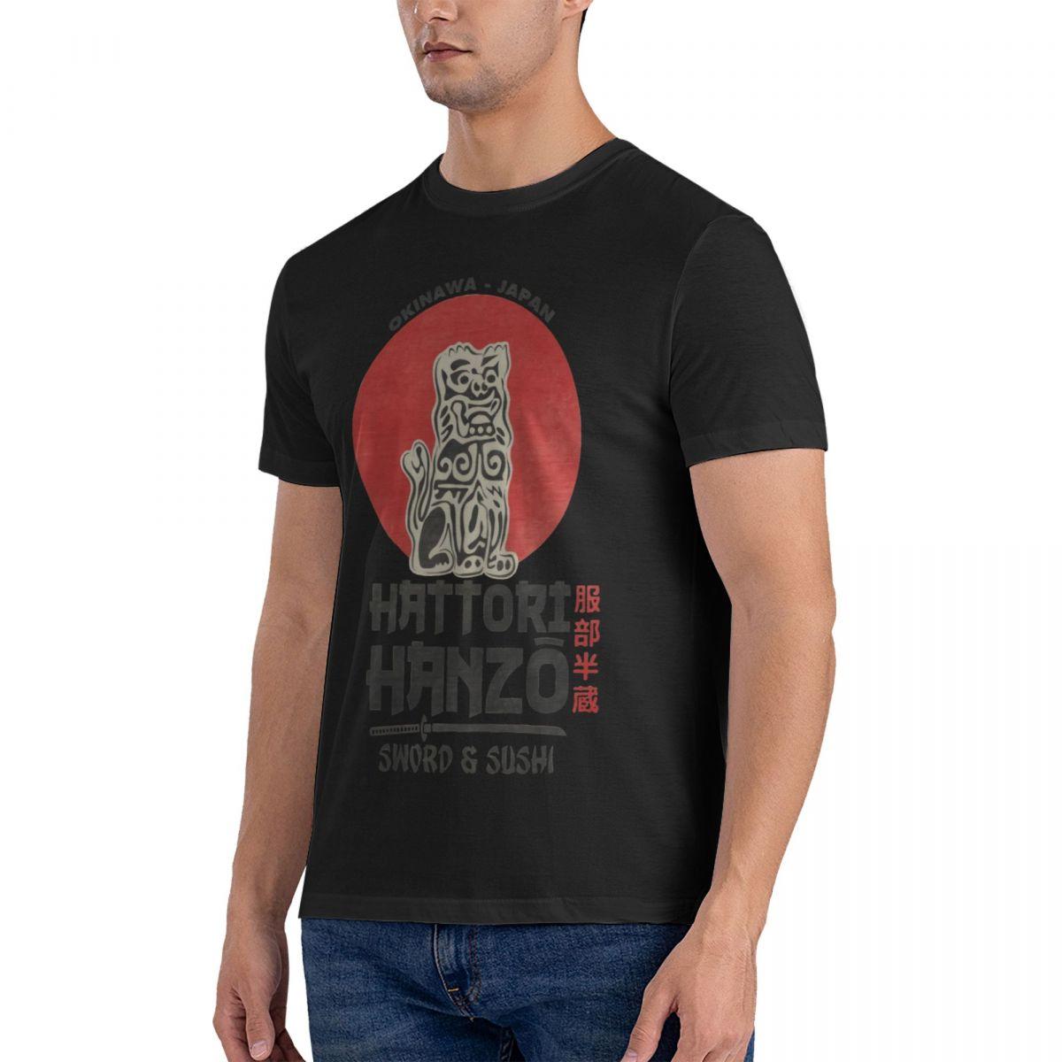 ZheXiong TEE Hattori Hanzo Kill Bills Bedrukt T-shirt Grappig Heren Korte Mouw Los Oversized T-shirts 4XL