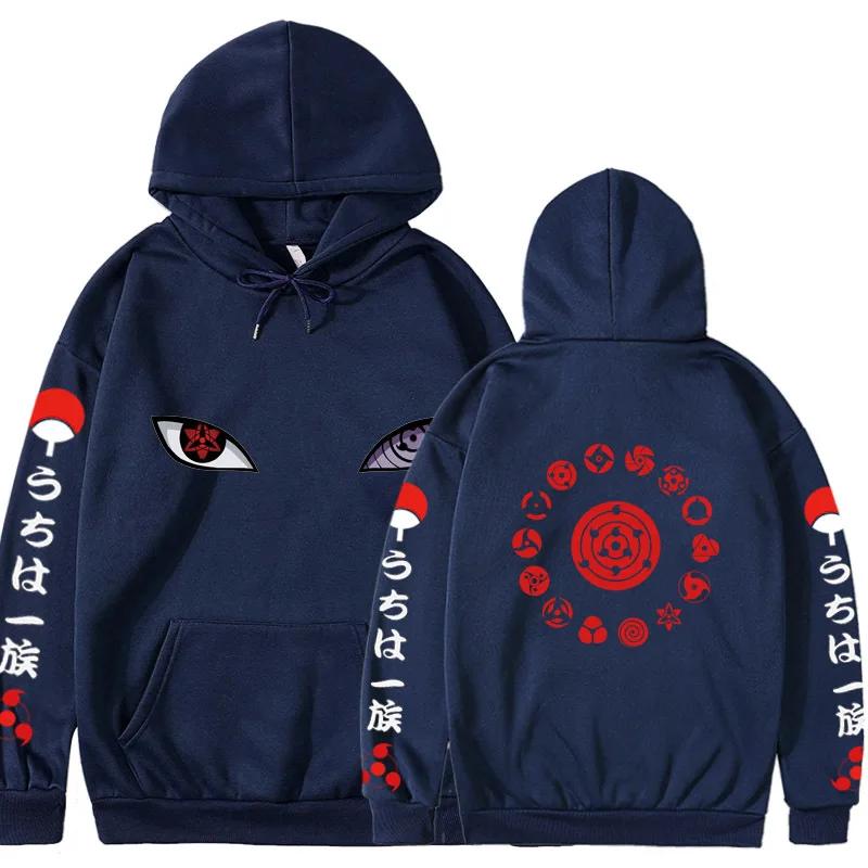 2025 Naruto Manga Inspiré Sweat À Capuche Automne Hiver LaidBack Sweat Unisexe Haut Tendance Sweat À Capuche Pour Femme