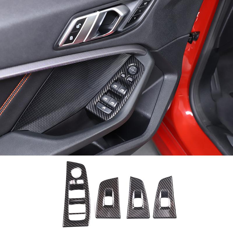 

Для BMW 1 2 серії F40 F44 2020-2025 ABS Карбонове волокно Салонний комплект Накладка на панель приладів Центральну консоль Панель перемикання передач Накладки Наклейки
