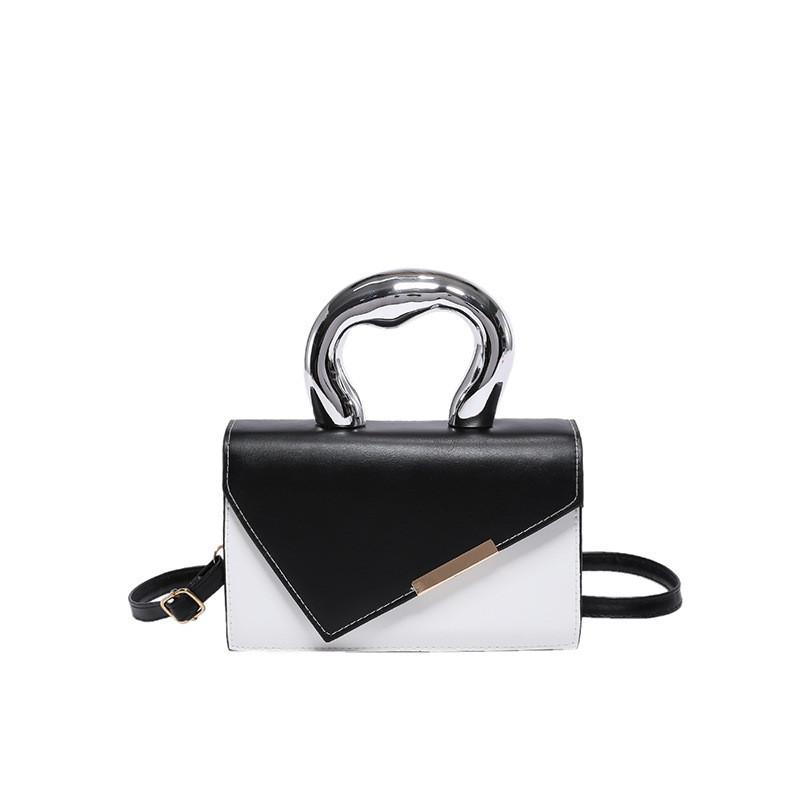 Stylish Colorblock Feminine Handbag Trendy Spring Casual Small Crossbody Purse
