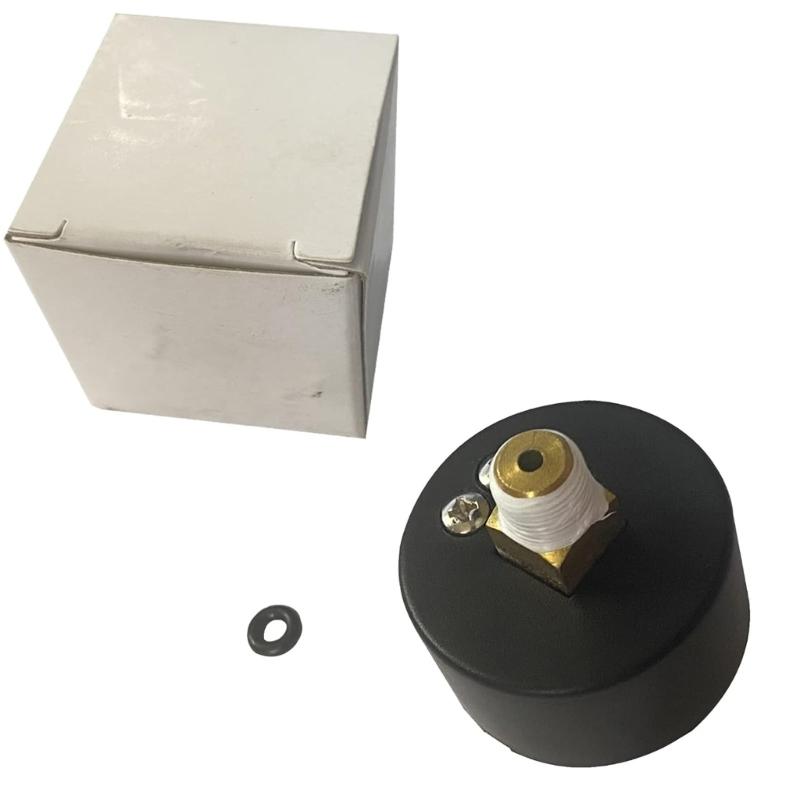ABS Construction Threaded Connection Pressure Meter For Air Compressor Water Tank&Heating Applications Includes O Rings
