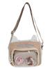 Schoolbag college style schoolbag female junior high school students cute Japanese transparent bar pain bag large food backpack student backpack tide