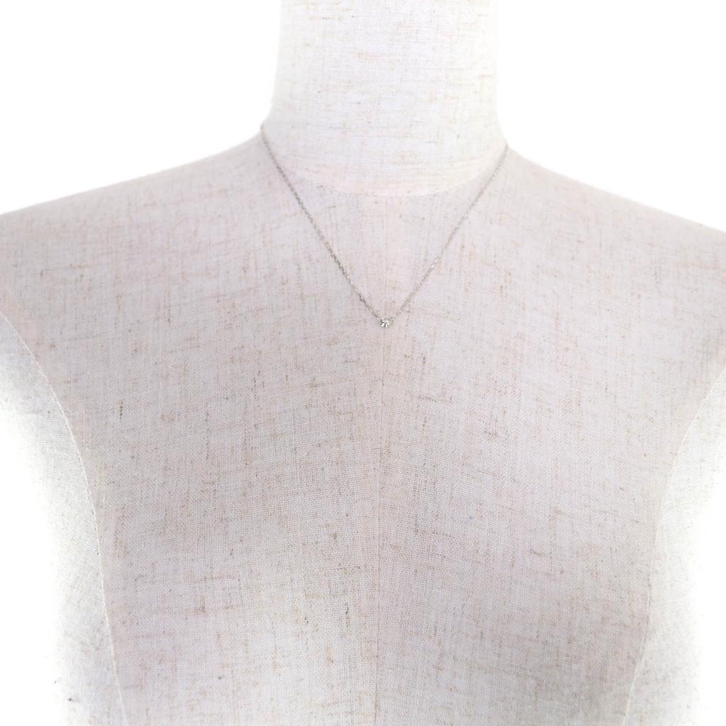 Excellent Cartier Necklace Damour SM 136EYV Around 0.09ct Diamond AU750 B7215900 Used
