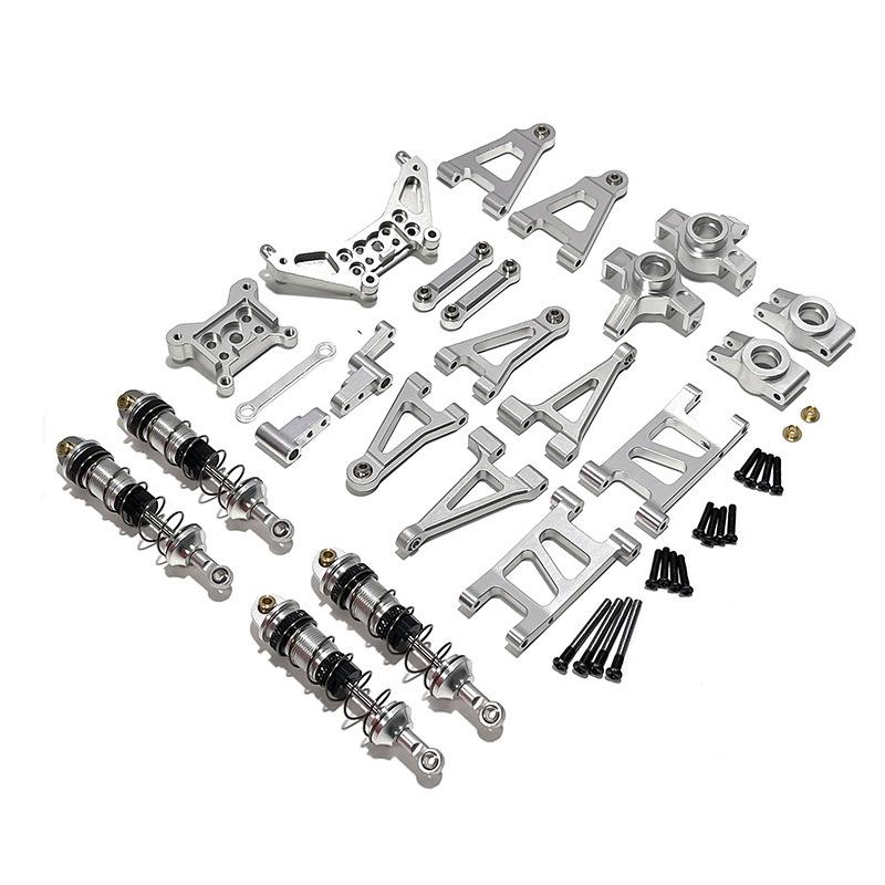 Metal Swing Arm Front Supension Arms Steering Cup Steering Assembly Steering Block Upgrade Set For MJX Hyper Go 1/14 14301 14302