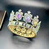 1pc Luxurious Jewelry Hair Accessories High Quality Rhinestone Banquet Birthday Princess Headband Bride Wedding Accessory Crown