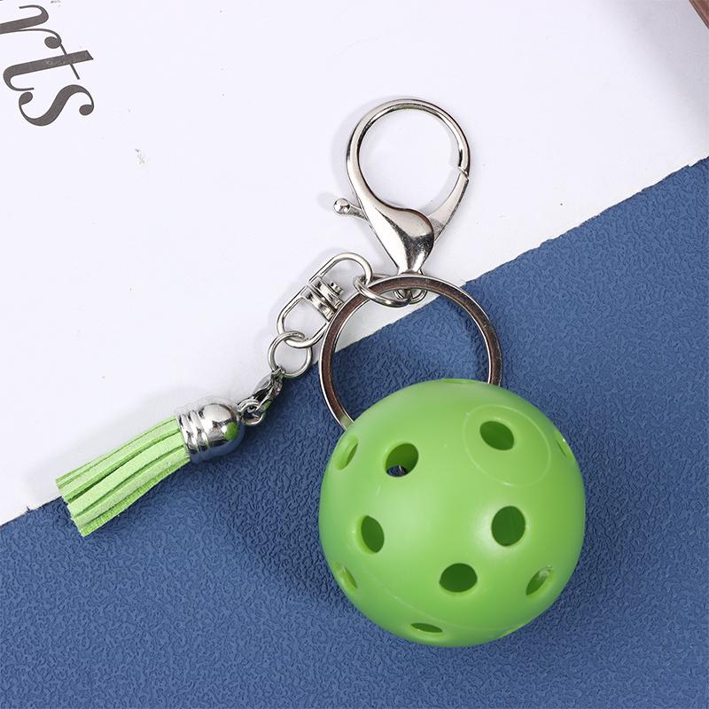 

Pickleball Bag Keyring Tassel Pickball Pendant For Party Hoilday Handbag Birthday Gift Car Keychain Accessories