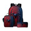 New Spider Pattern Three Piece Set Backpacks for Boy and Girls Best Gifts 2D Flat Cartoon School Backpack for Children