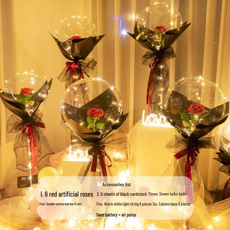 Romantic Proposal & Birthday Indoor Balloon Decoration Set