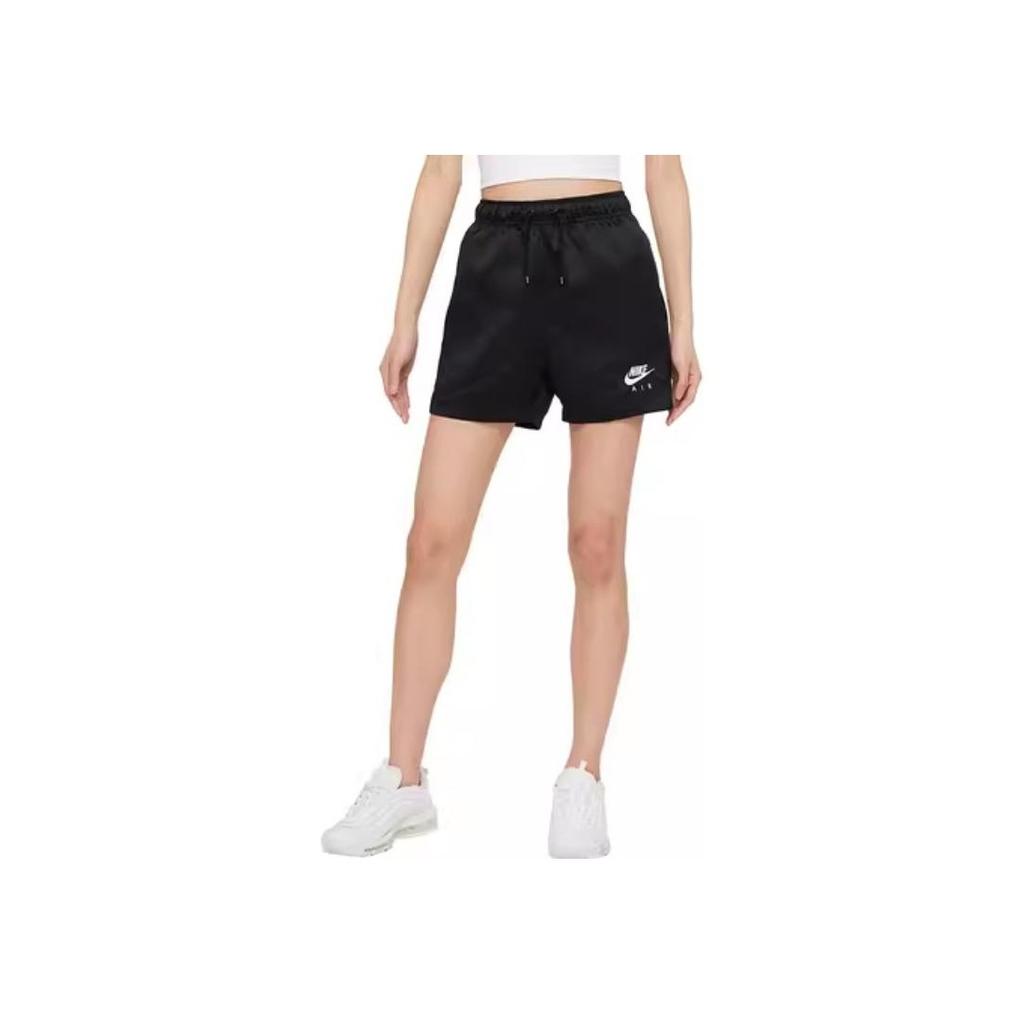 Nike Air Casual Sport Woven High-Waisted Loose Shorts Women Bottoms Black DD5428-010