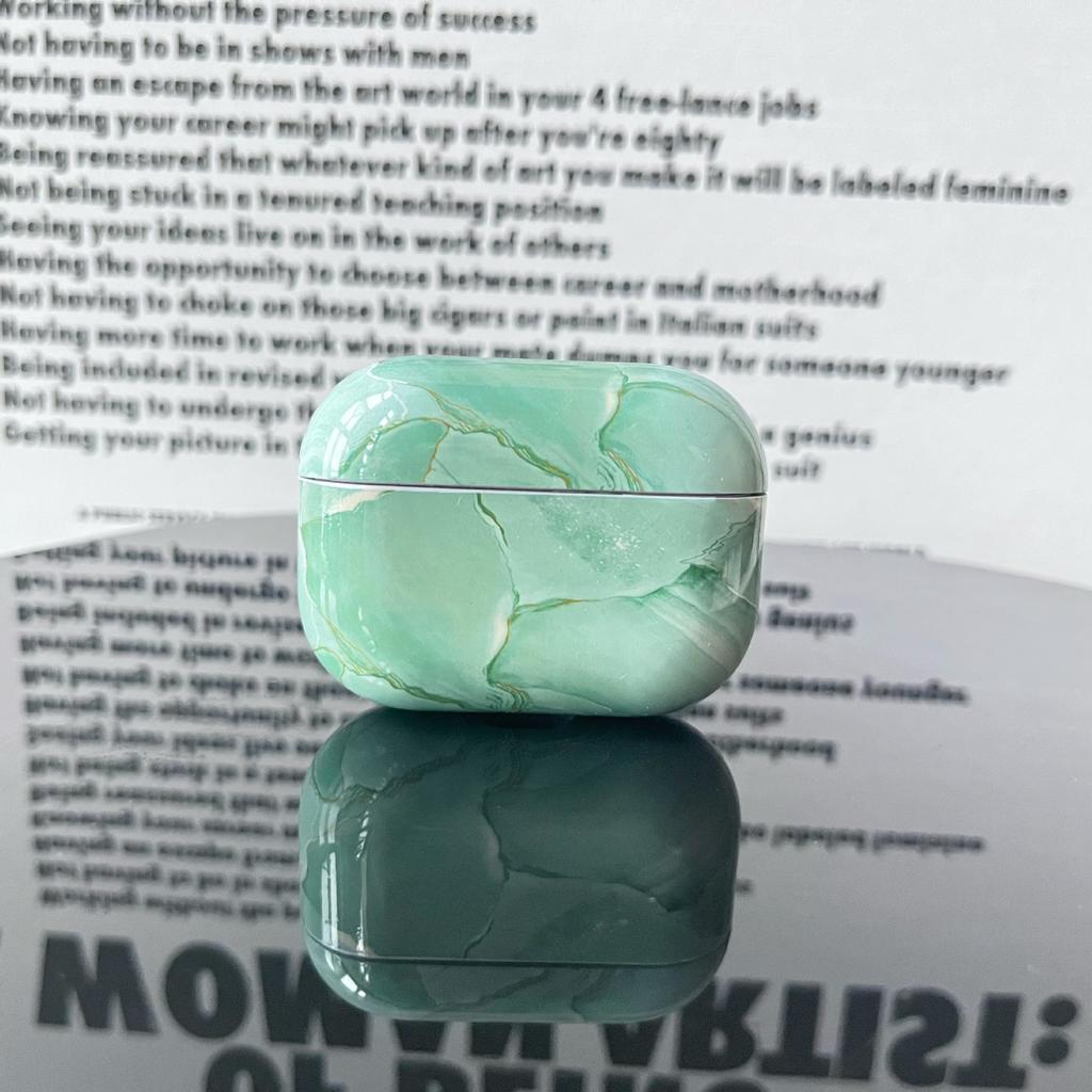 Marble Earphone Case for AirPodsPro2 Earphone Case PC All-inclusive Earphone Case