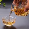 Japanese Style Glass Tea Infusers Pitcher Heat Resistant Hammered Kung Fu Chahai Creative Phnom Penh Teaware Transparent Teacup