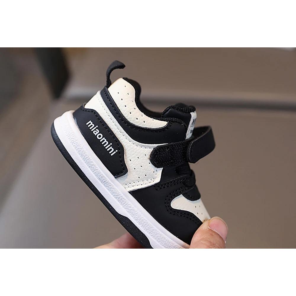 Scarpe Sportive in Ecopelle per Bambini Ergonomiche Sneakers da Bambino Suola Morbida Impermeabili Scarpe per Bambini Piccoli Sneakers da Bambina