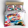 Abstract Multicolored Portrait Design. Bedding Sets Duvet Cover Sets Duvet Covers Pillowcases(1* Duvet Cover 2* Pillowcases Without Duvet Insert)
