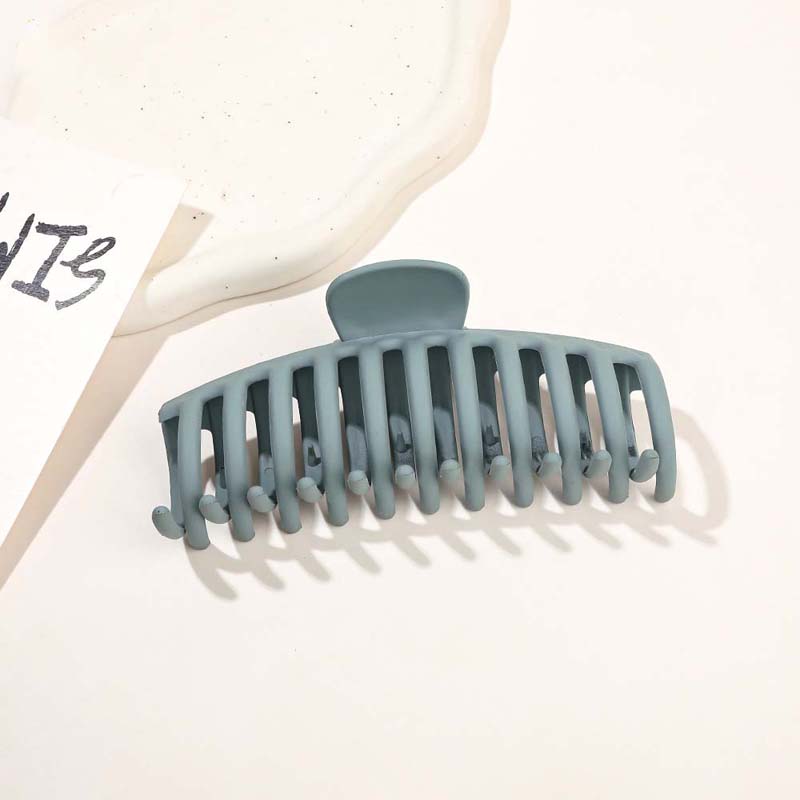 13CM Korean Solid Color Large Hair Claw Elegant Acrylic Ponytail Clip Hairpins Barrette Crab for Women Girls Hair Accessories
