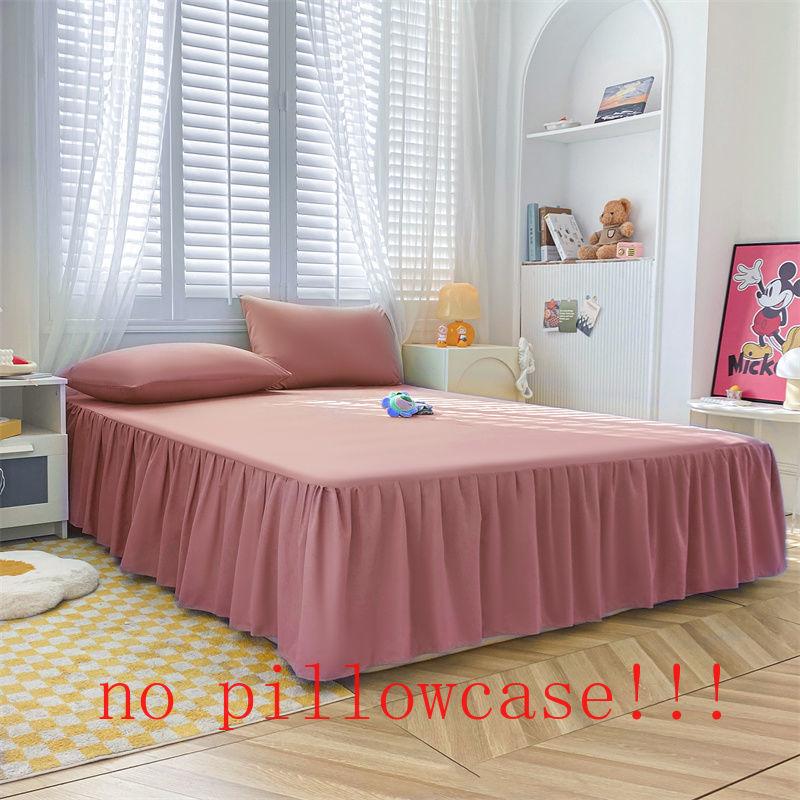 Bed Skirt Simple Fashion Modern Skin-friendly Dust-proof Bedspread Comfortable Bedroom Ruffles Protector Bedcover Korean Sheets