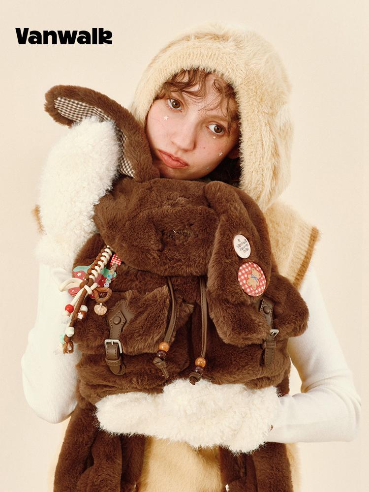 Vanwalk Elephant Backpack [Brown]