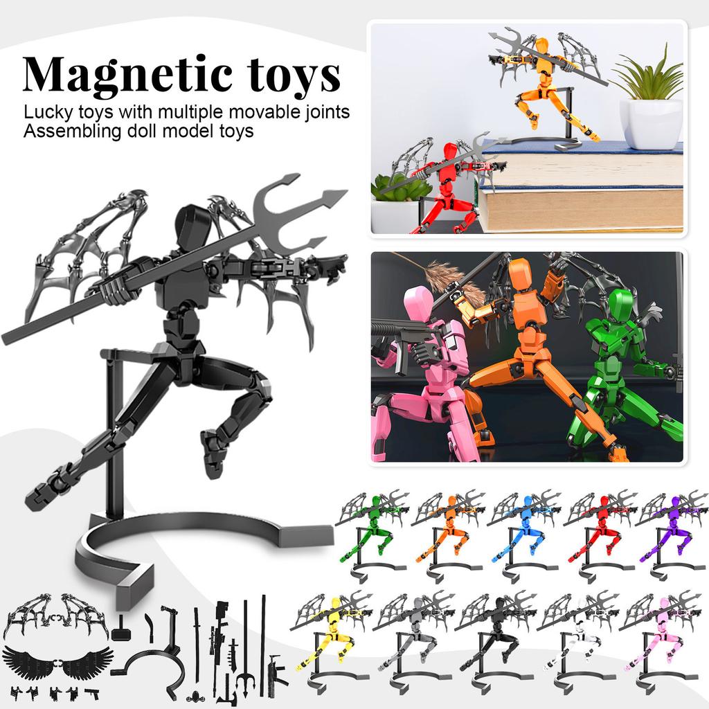 Mobile Doll Set, 3D Titan Robot Mobile Doll, Posable Mobile Doll, Suitable For Collectors, Desktop Decoration