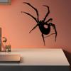 1pc Vintage Powder Coated Iron Spider Wall Art Spooky Wildlife Mural Holiday Decor