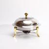GOWKE Stainless Steel Chinese Alcohol Stove Hot Pot