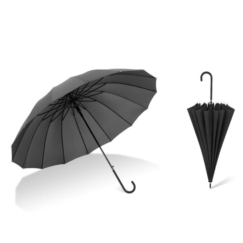 YuShiYi 16-Rib Long Handle Sun/Rain Umbrella